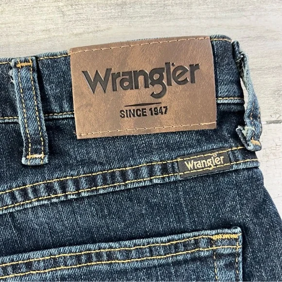 Wrangler Men’s Regular Fit Straight Leg Denim Jeans Size 40X30 - Picture 9 of 10